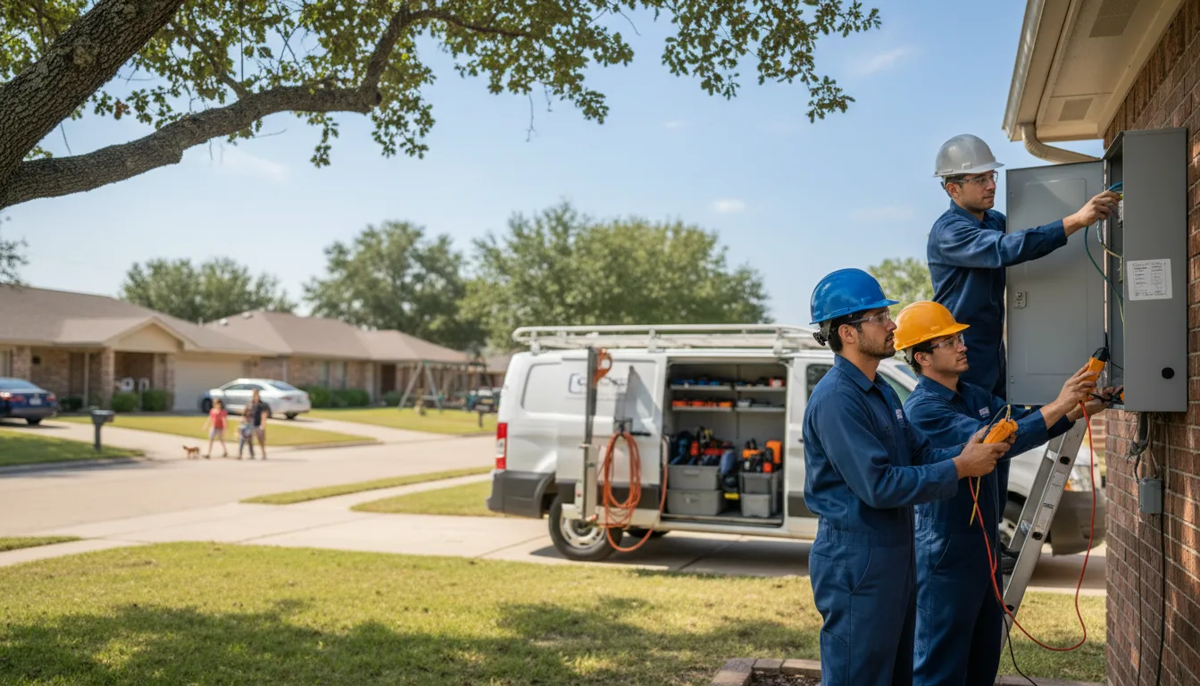 Certified electrician providing emergency electrical services in Stoddard, WI